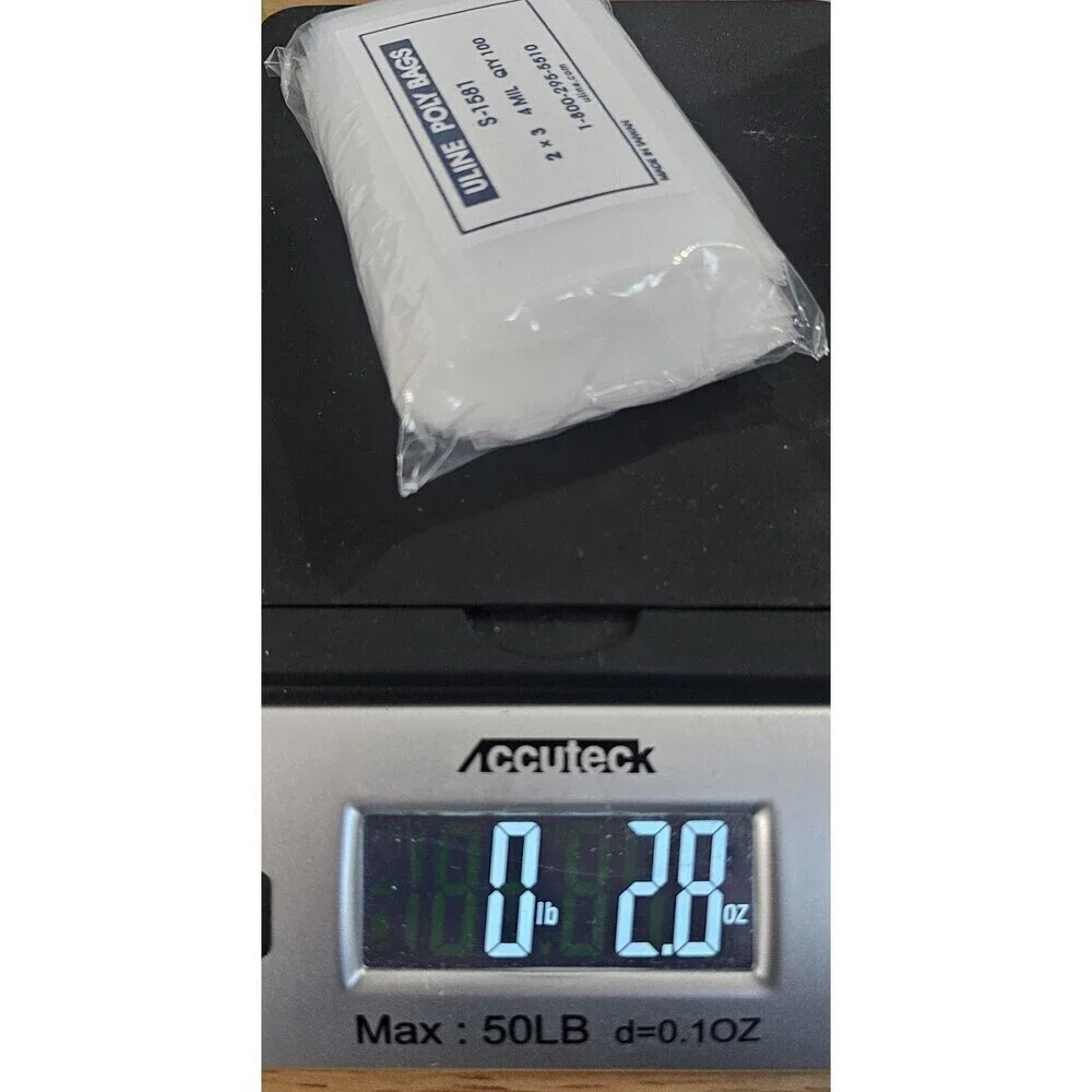 100 Uline S-1581 4 Mil 2